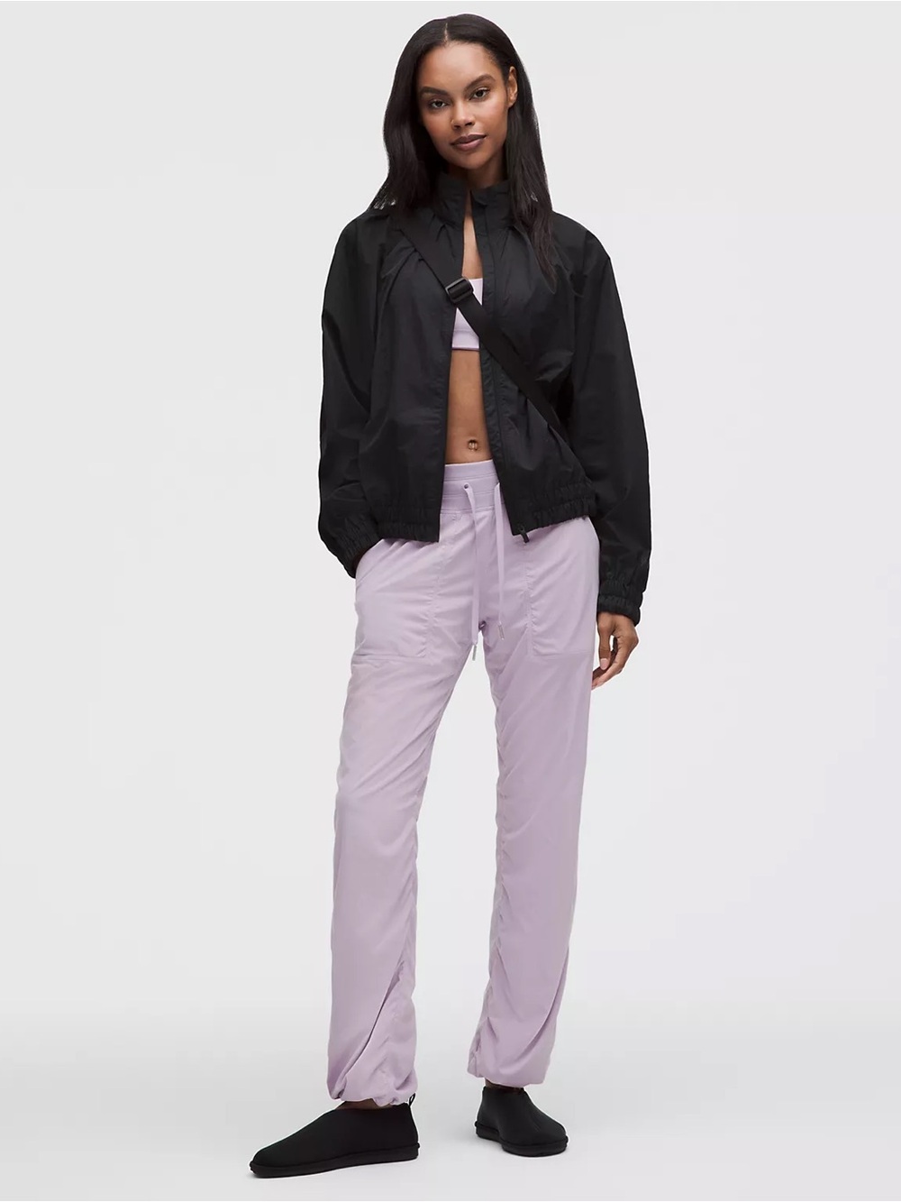 NWT Lululemon Dance Studio Mid-Rise Pant
Short
Lilac Play